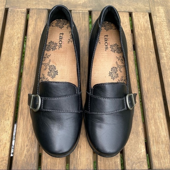 Taos Women's Black Upp 13718 Loafers Size 7 - Picture 3 of 7